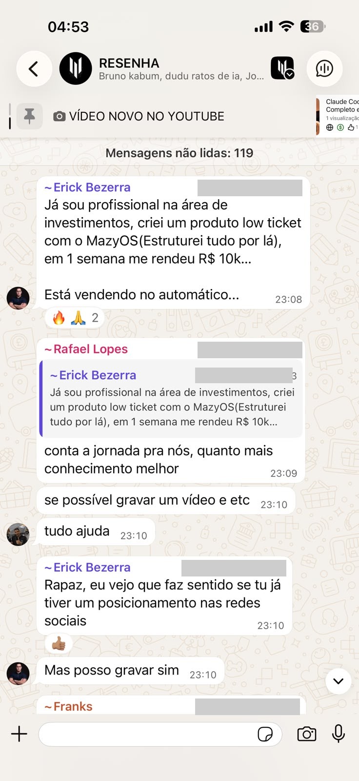 Aluno criou low ticket com o MazyOS e fez 10k em 1 semana